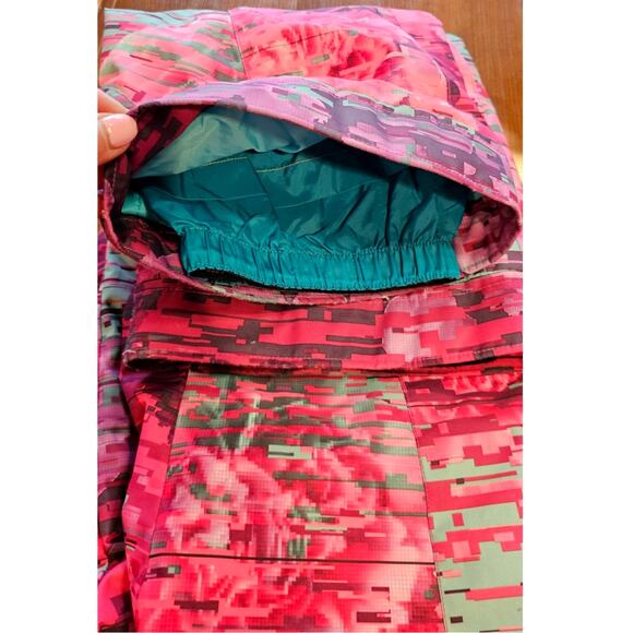 Obermeyer Digi Print Brooke/ Elsie Ski Snow Pants Girls Size XL (18-20) Aspen CO - Picture 5 of 11